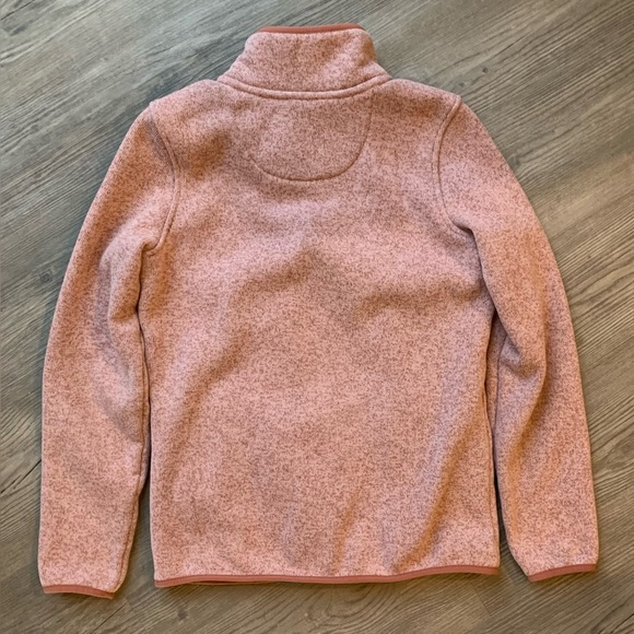 L.L.Bean Pink Snap Pullover Fleece XS Women’s Cozy Outdoor - Picture 4 of 4